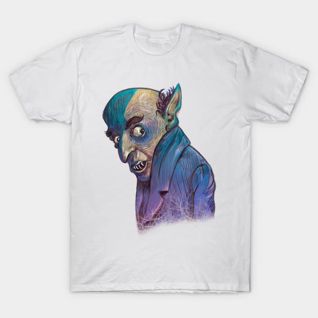 Nosferatu The True Vampire T-Shirt by santenebra